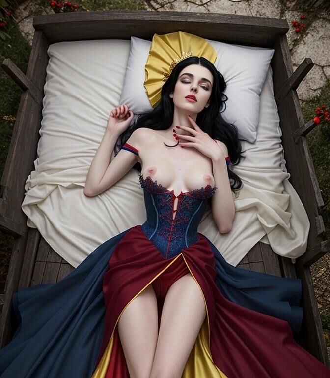 Branca de neve fofa e linda