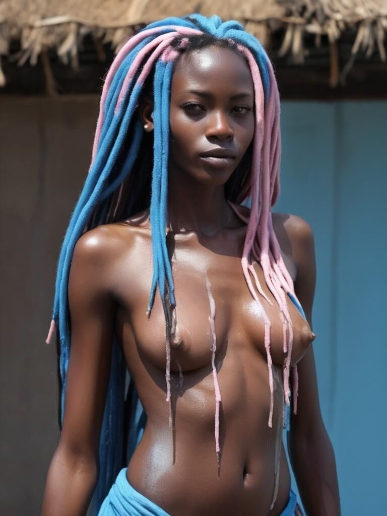 African beauties with dreadlocks  