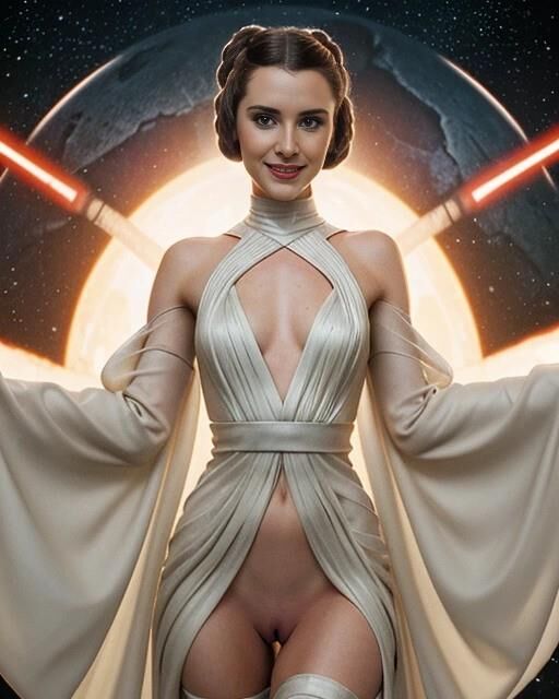 Beautiful princess Leia