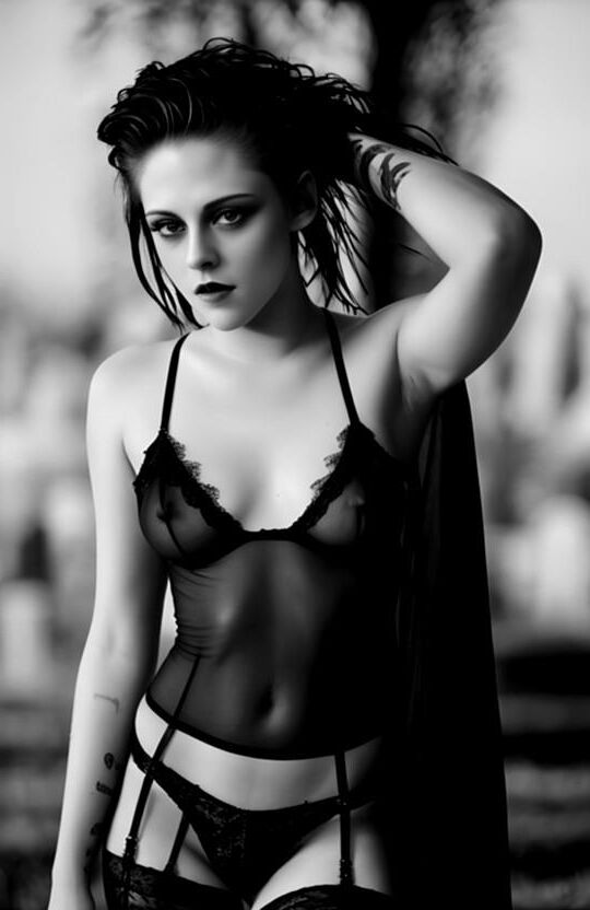 Kristen Stewart: Black and White