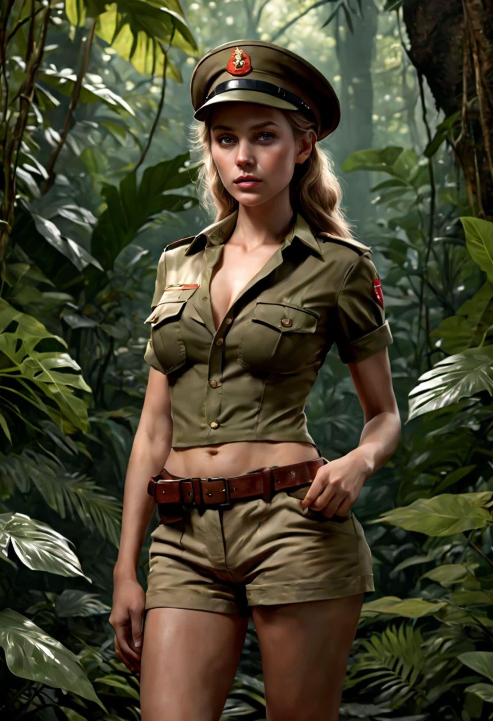 Princess Elisabeth, Duchess of Brabant, in the jungle