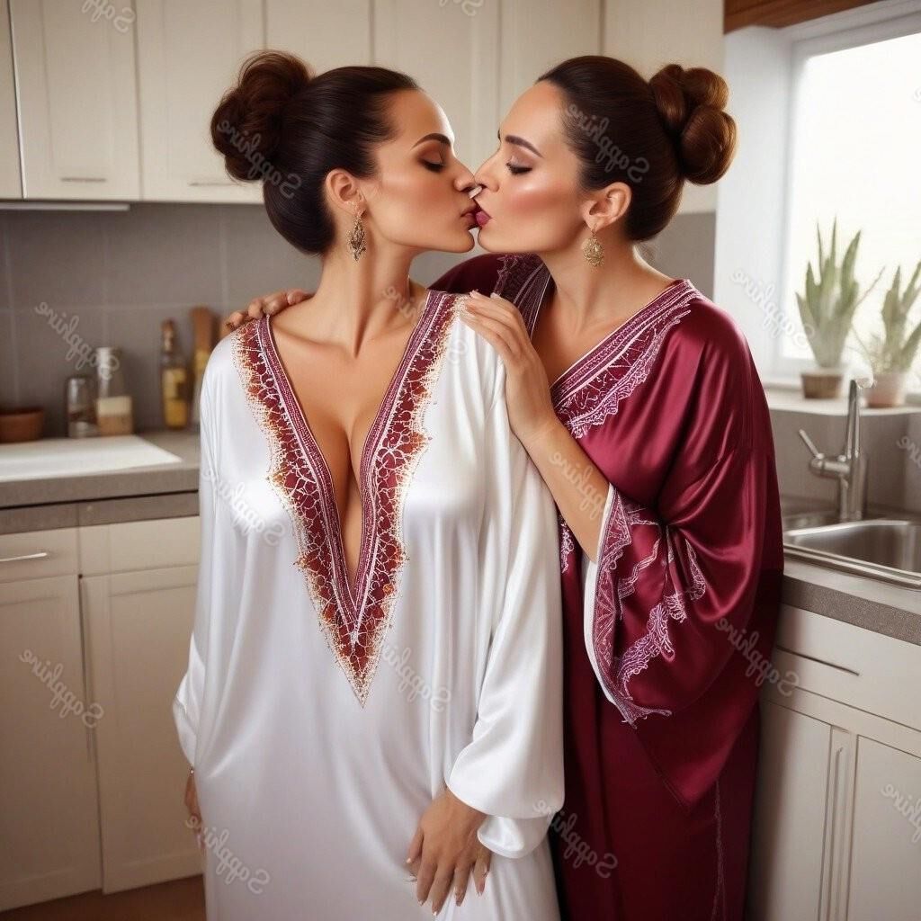 besos lesbianas calientes