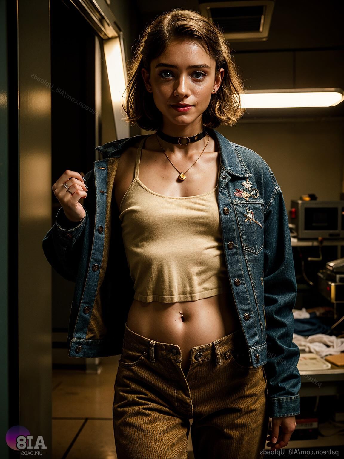 AI Natalia Dyer #80's vibe