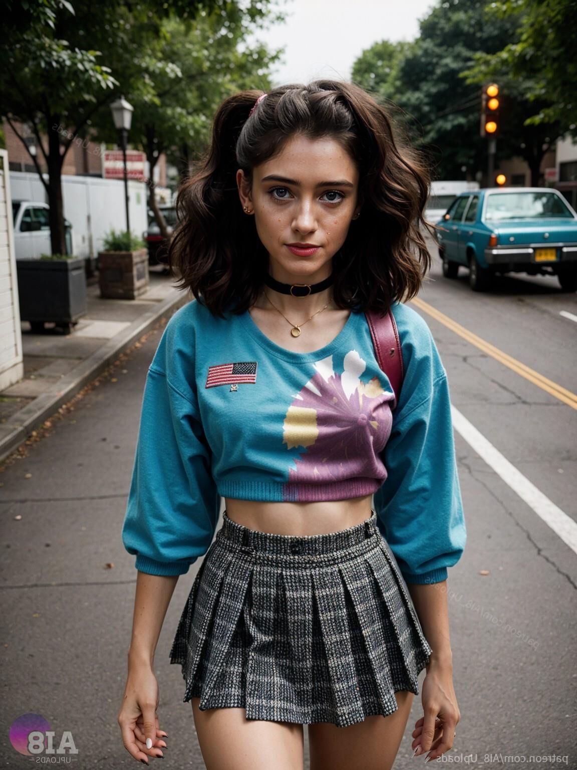 AI Natalia Dyer #80's vibe