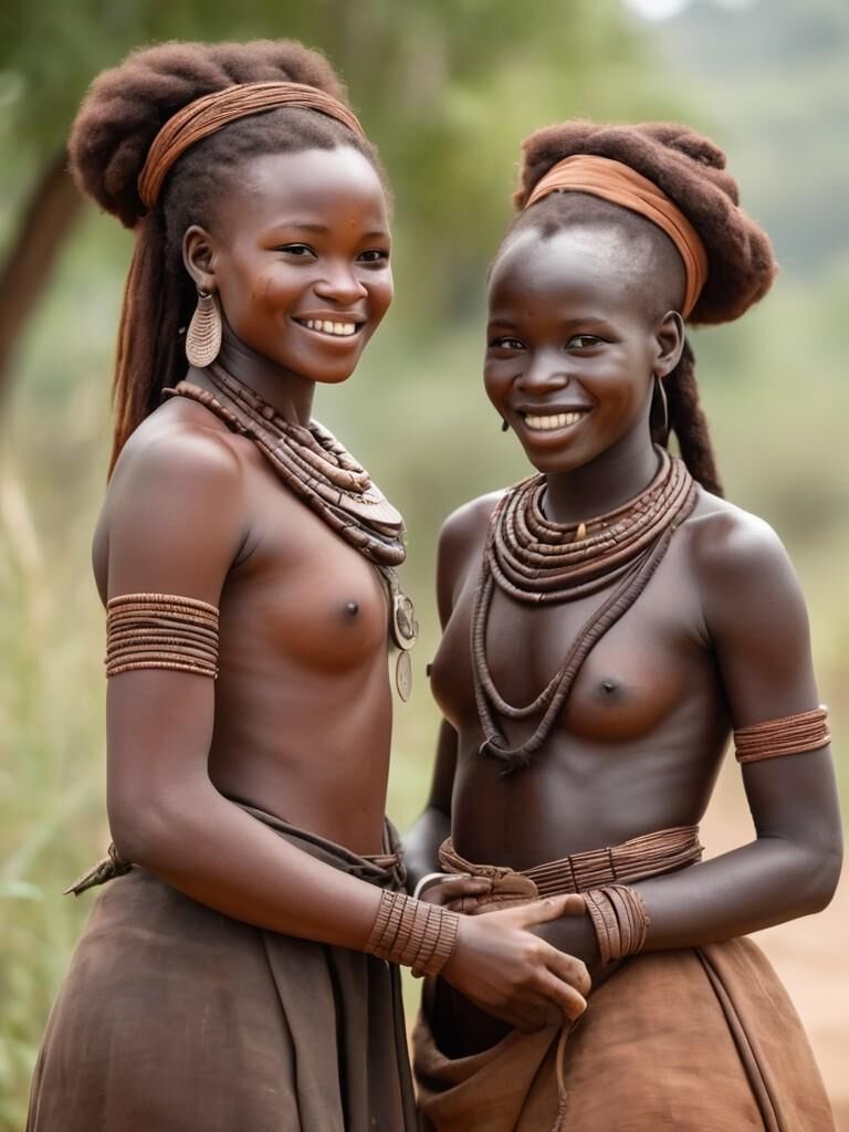 Mujer de la tribu himba africana