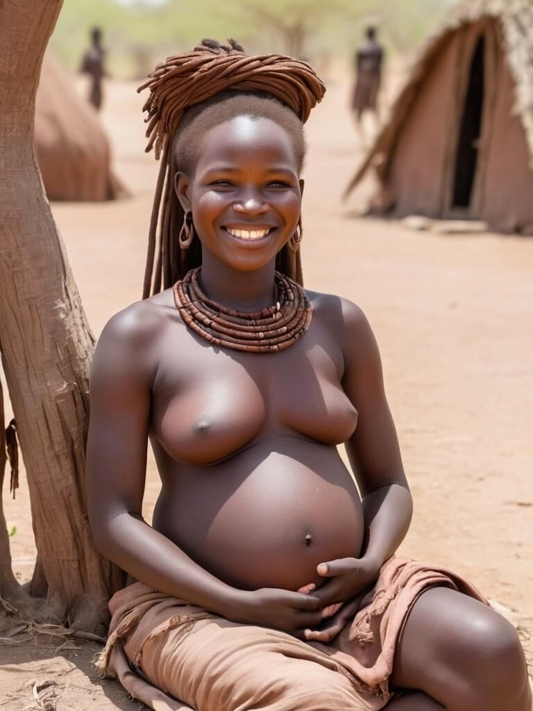 Femme africaine enceinte