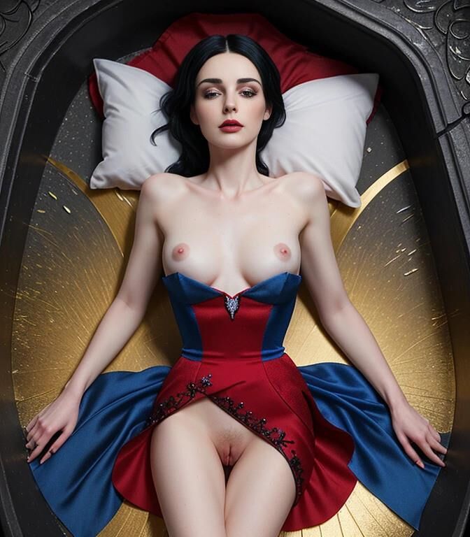 Branca de neve fofa e linda