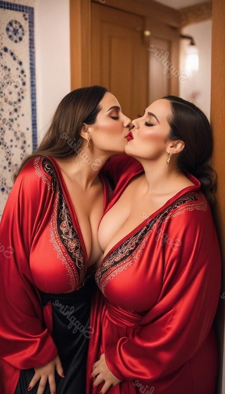 besos lesbianas calientes