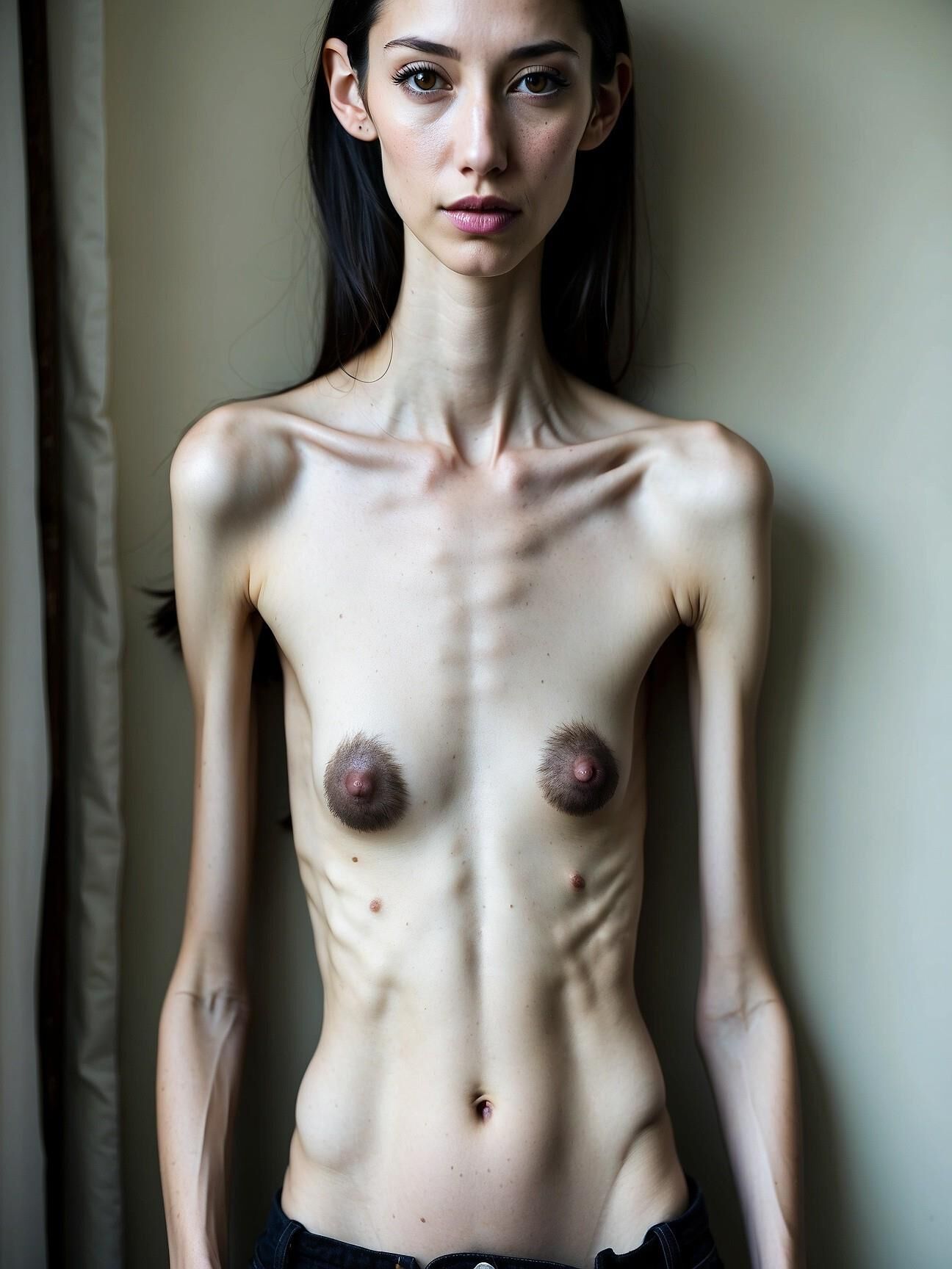 Anorexic fantasy-woman