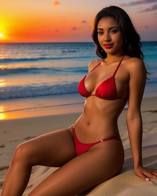 Mon IA Latin Teen sur la plage 00003 (18)