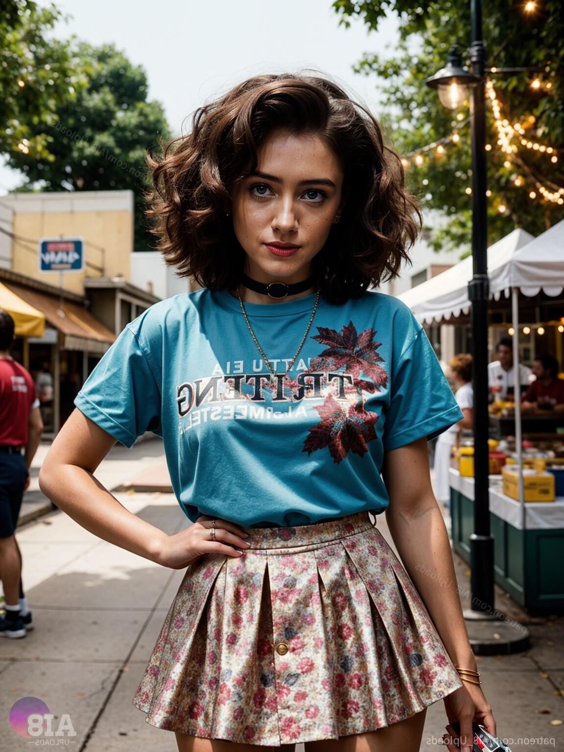 AI Natalia Dyer #80's vibe