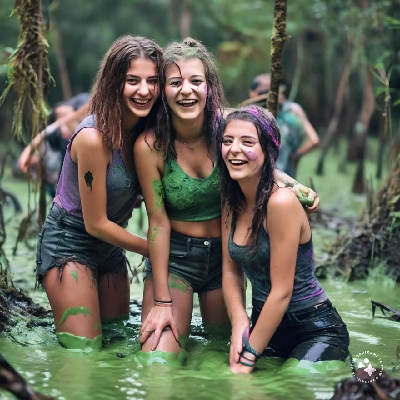 Happy friends lost in the swamp 2