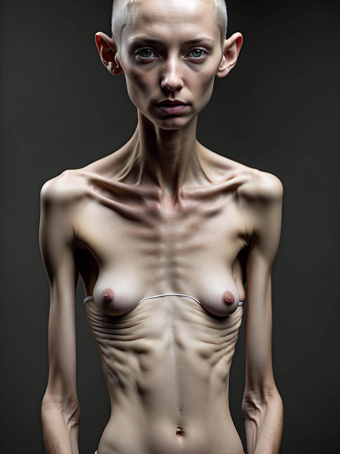 Anorexic fantasy-woman