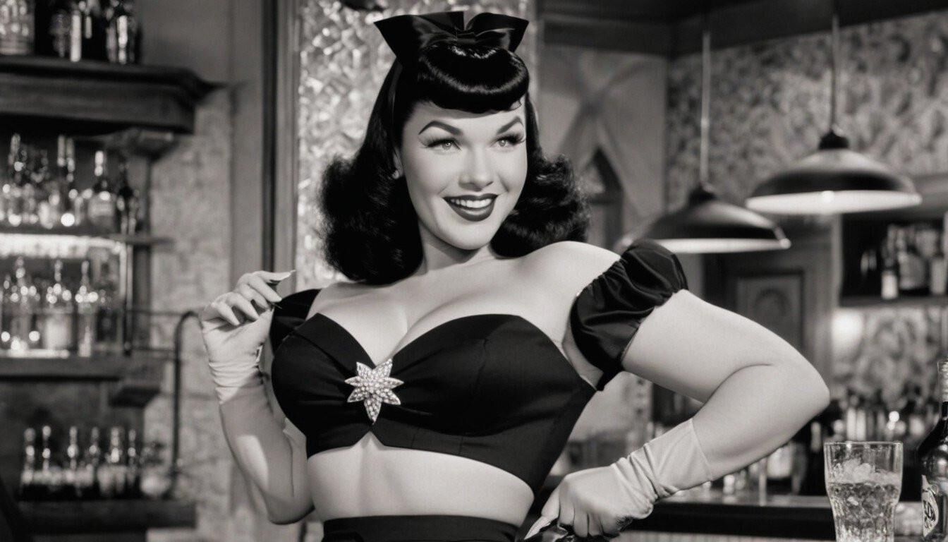 Bettie Page - garçonete retrô