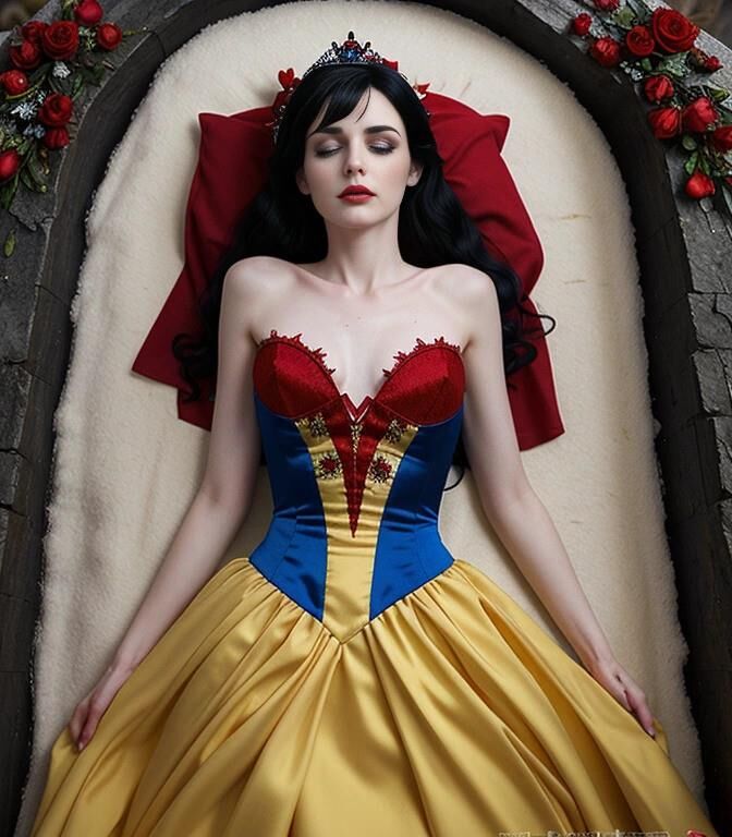 Branca de neve fofa e linda