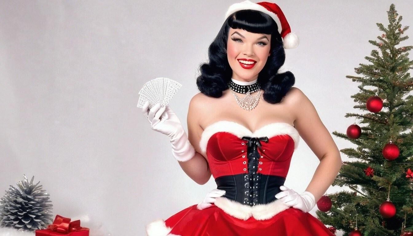 Bettie Page en Corsés 3 - Felices fiestas