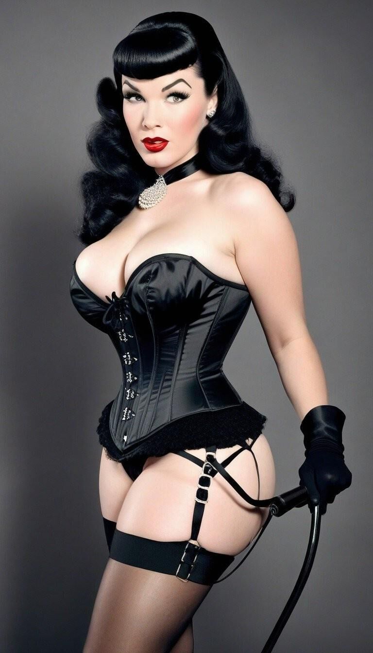 Bettie Page in Corsets 4 - AI