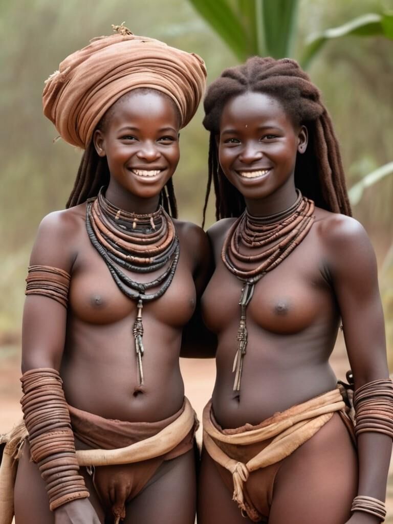 Mujer de la tribu himba africana