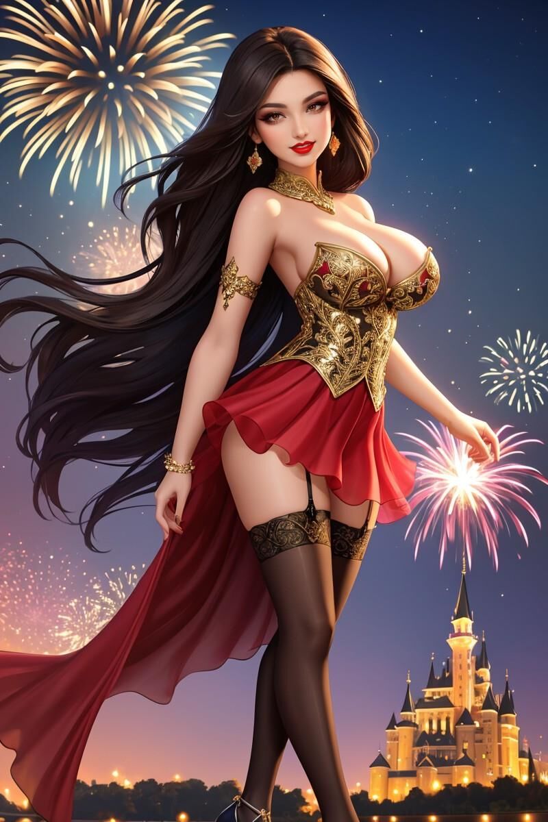 Happy New Year 2024 - Brunettes 3