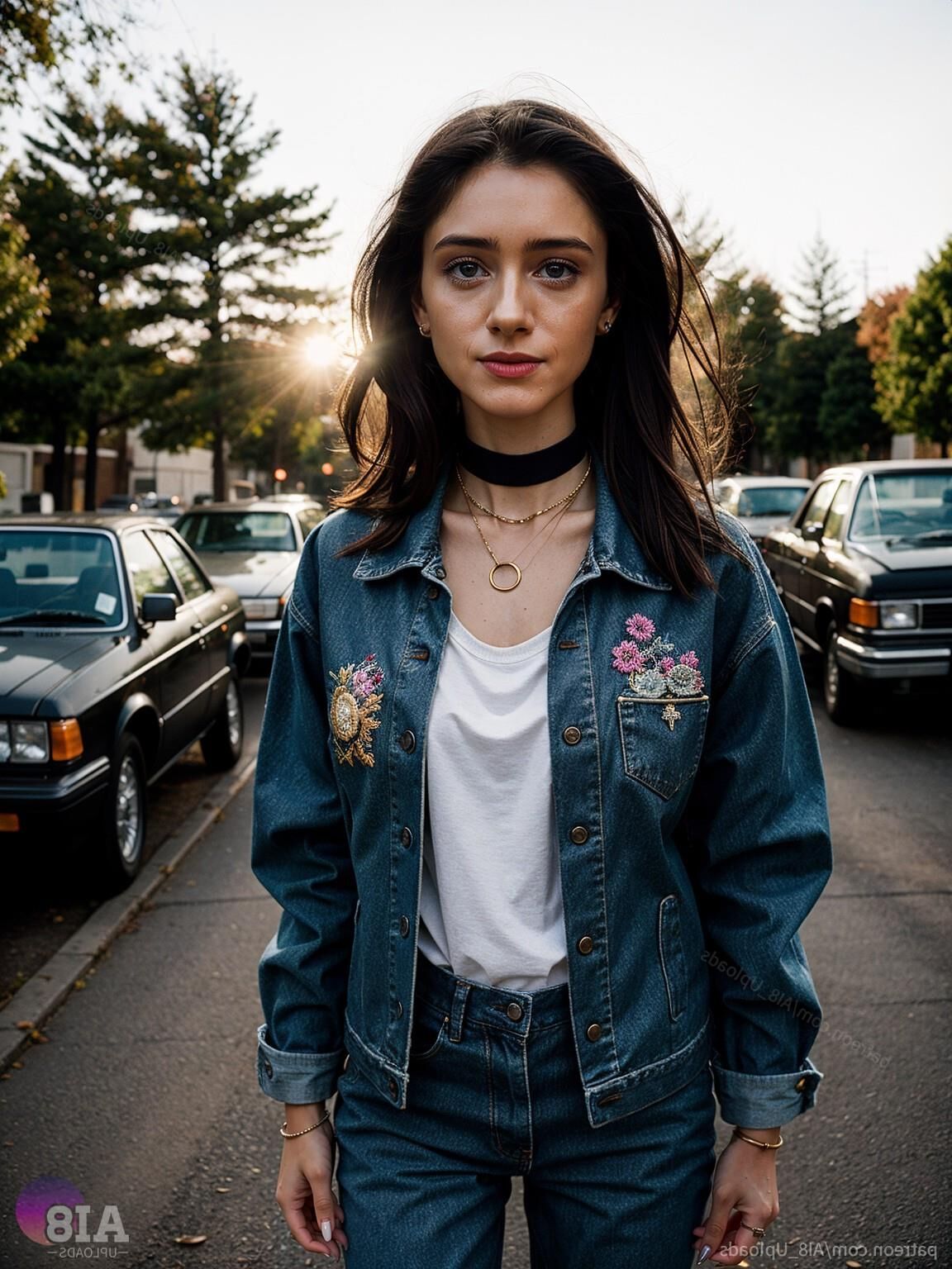 AI Natalia Dyer #80's vibe