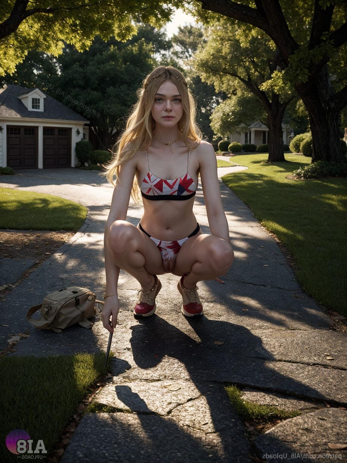 AI Elle Fanning #Neighborhood Sweetheart