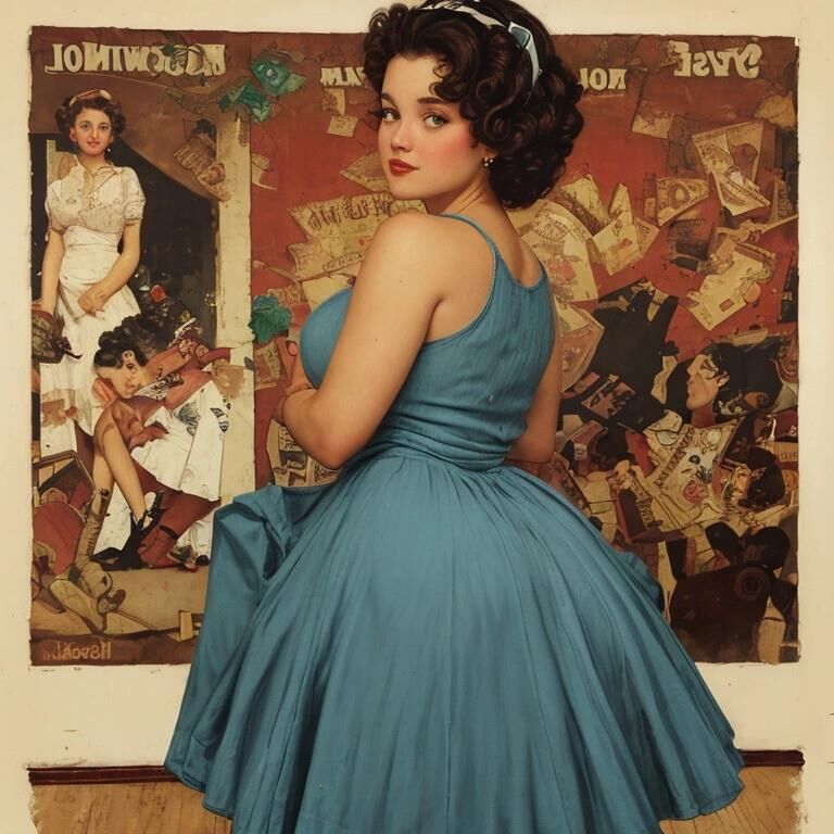 AI - Normal Rockwell's Naughty Paintings