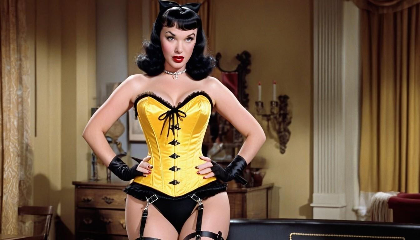 Bettie Page in Corsets 2 - AI