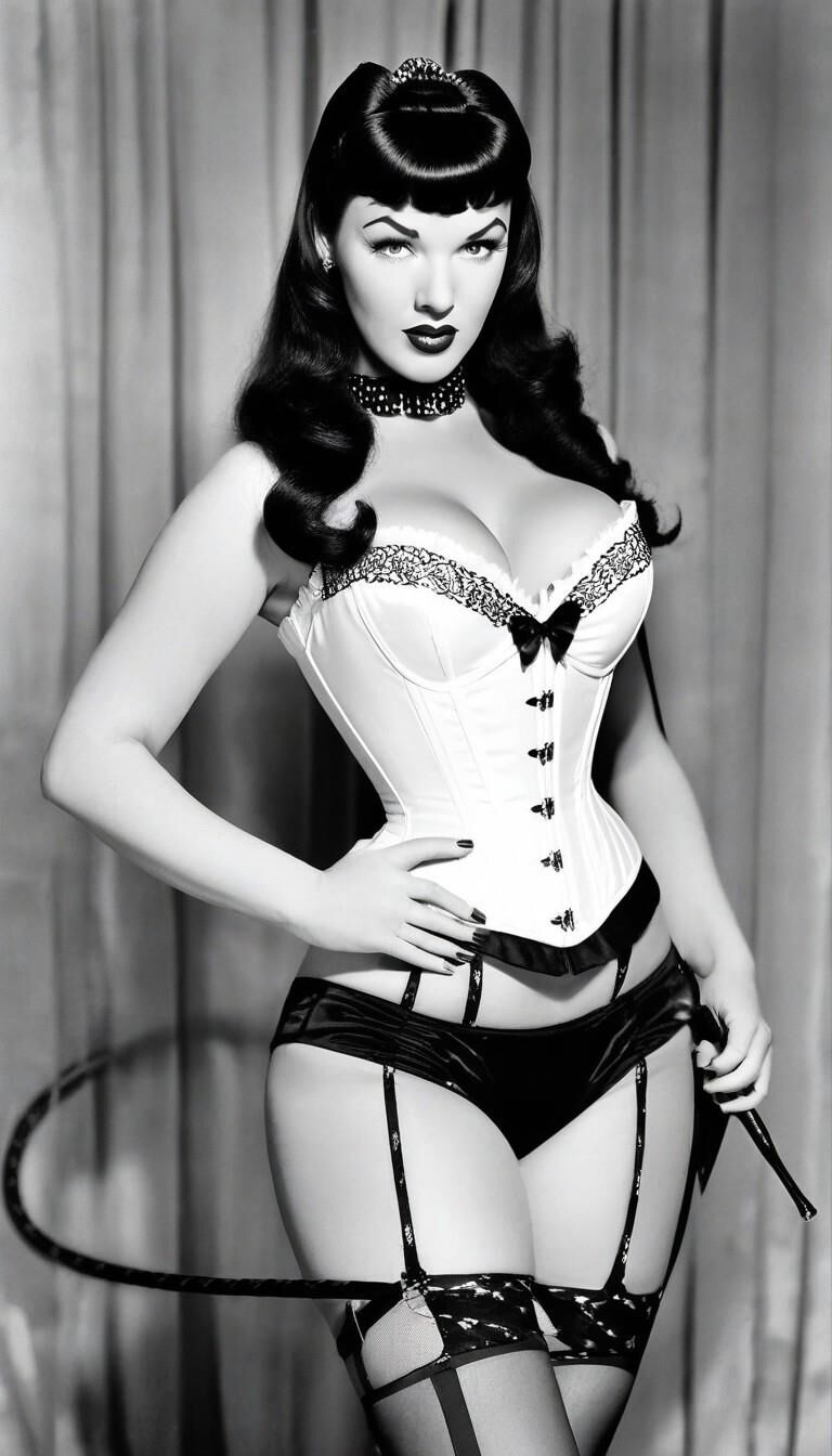 Betty Page in Corsets - AI