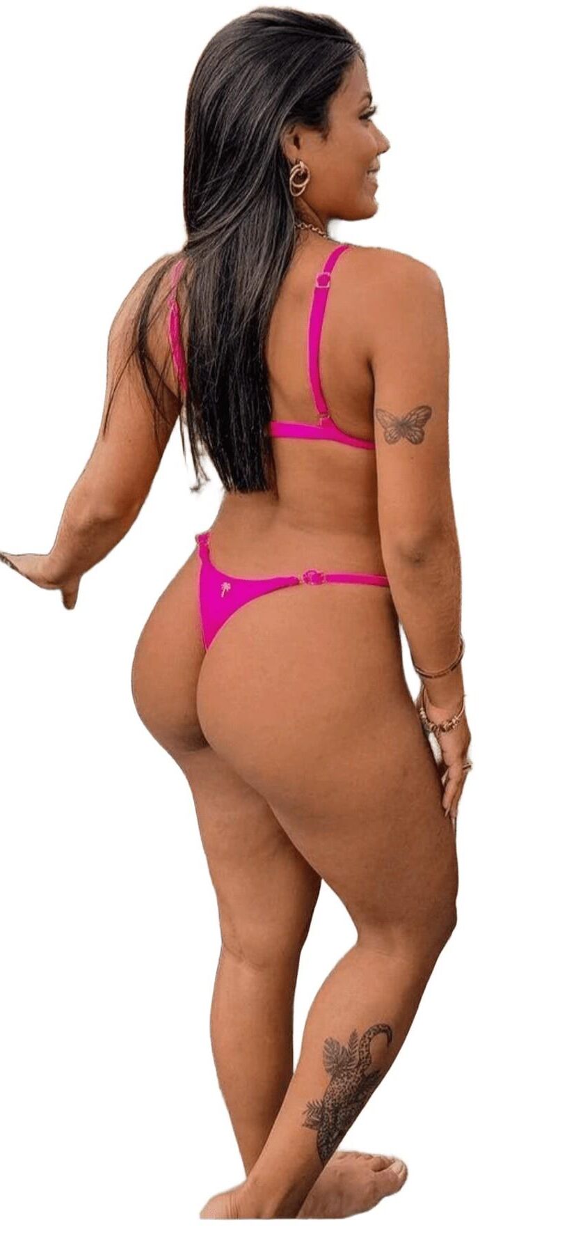 Latina Cute Big Butt Stickers 