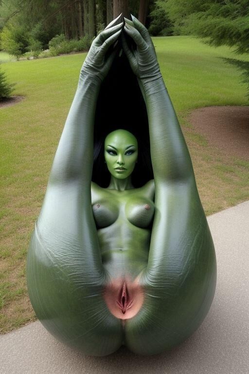 Alien pussy from across the Galaxy