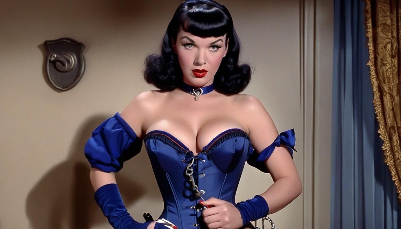 Bettie Page in Corsets 2 - AI