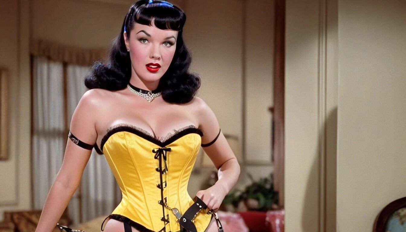 Bettie Page in Corsets 2 - AI