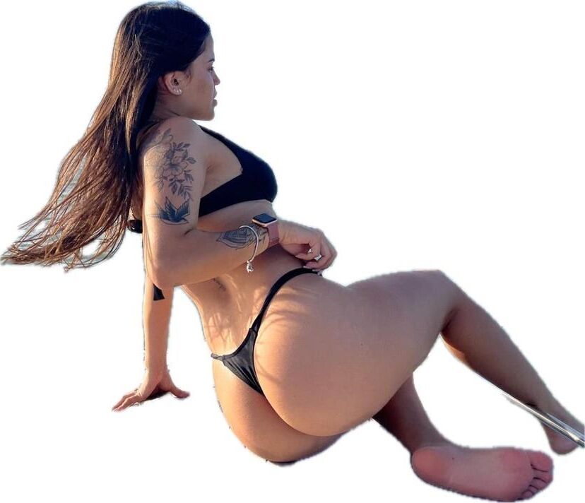 Latina Cute Big Butt Stickers 