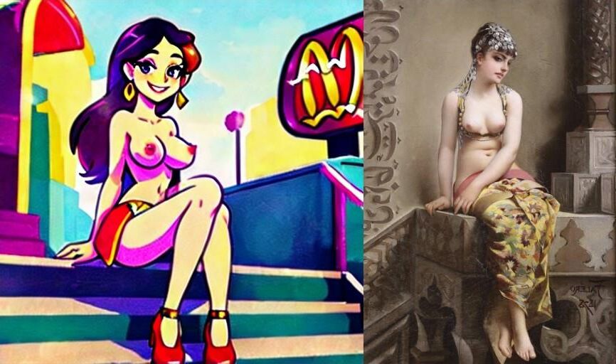 AI remasters classic nude pictures