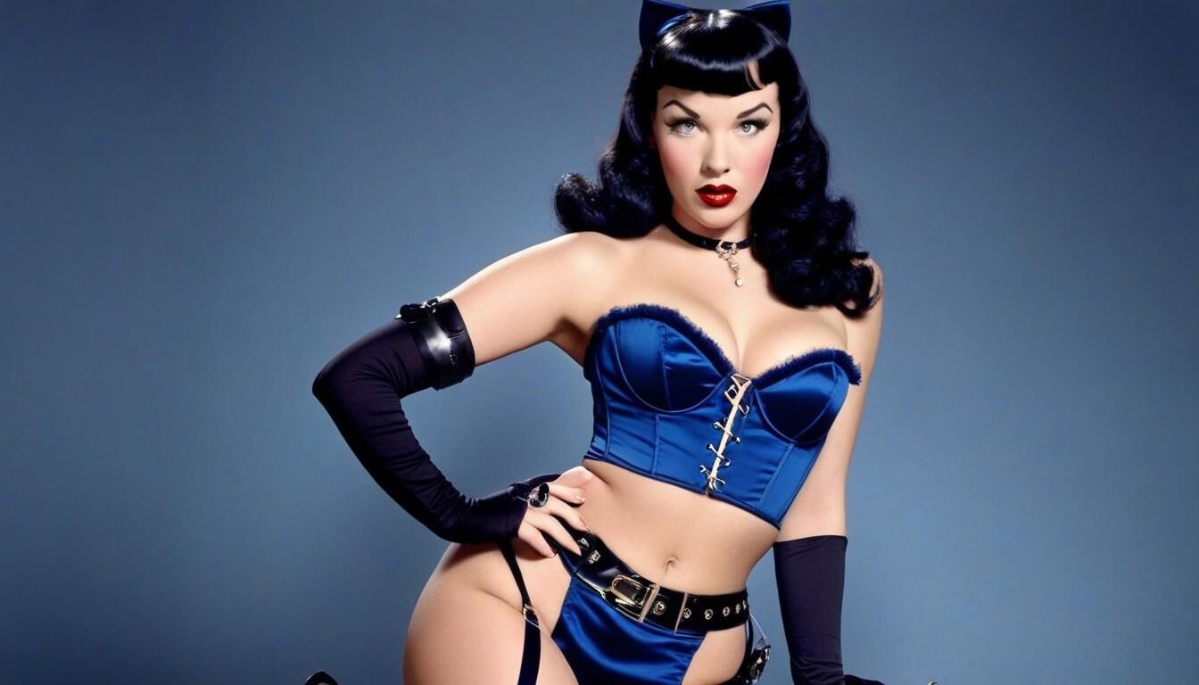 Bettie Page in Corsets 2 - AI