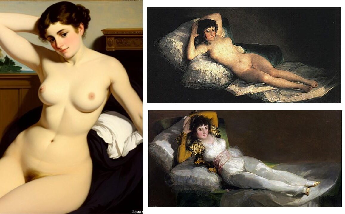 AI remasters classic nude pictures