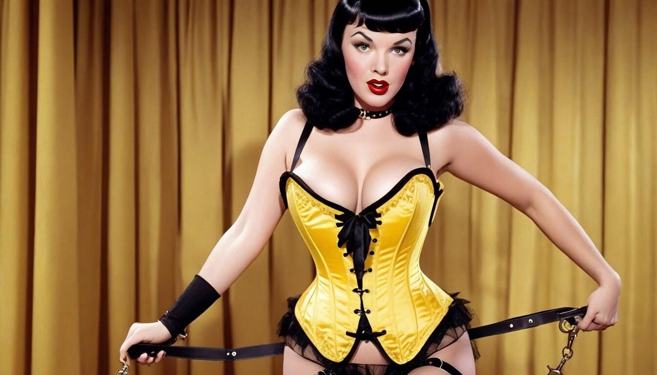 Bettie Page in Corsets 2 - AI