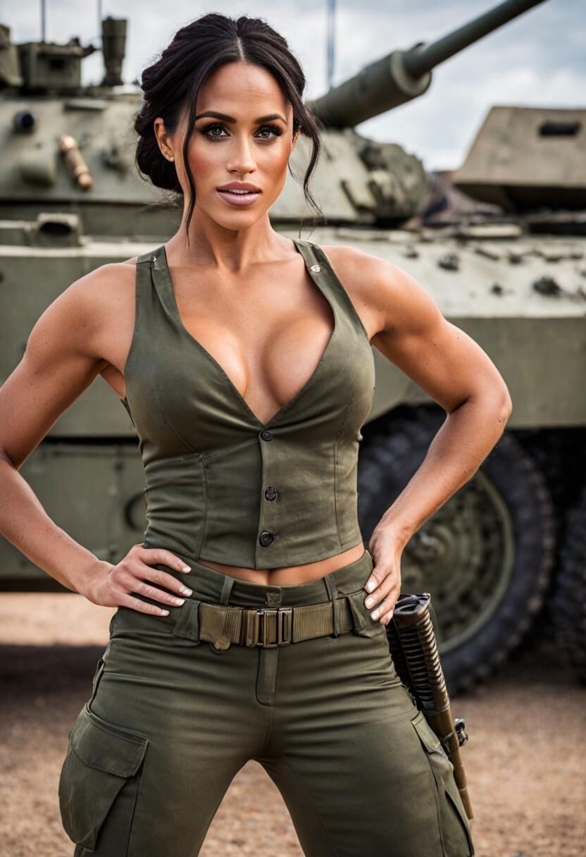 Meghan Markle - Chica sexy del ejército