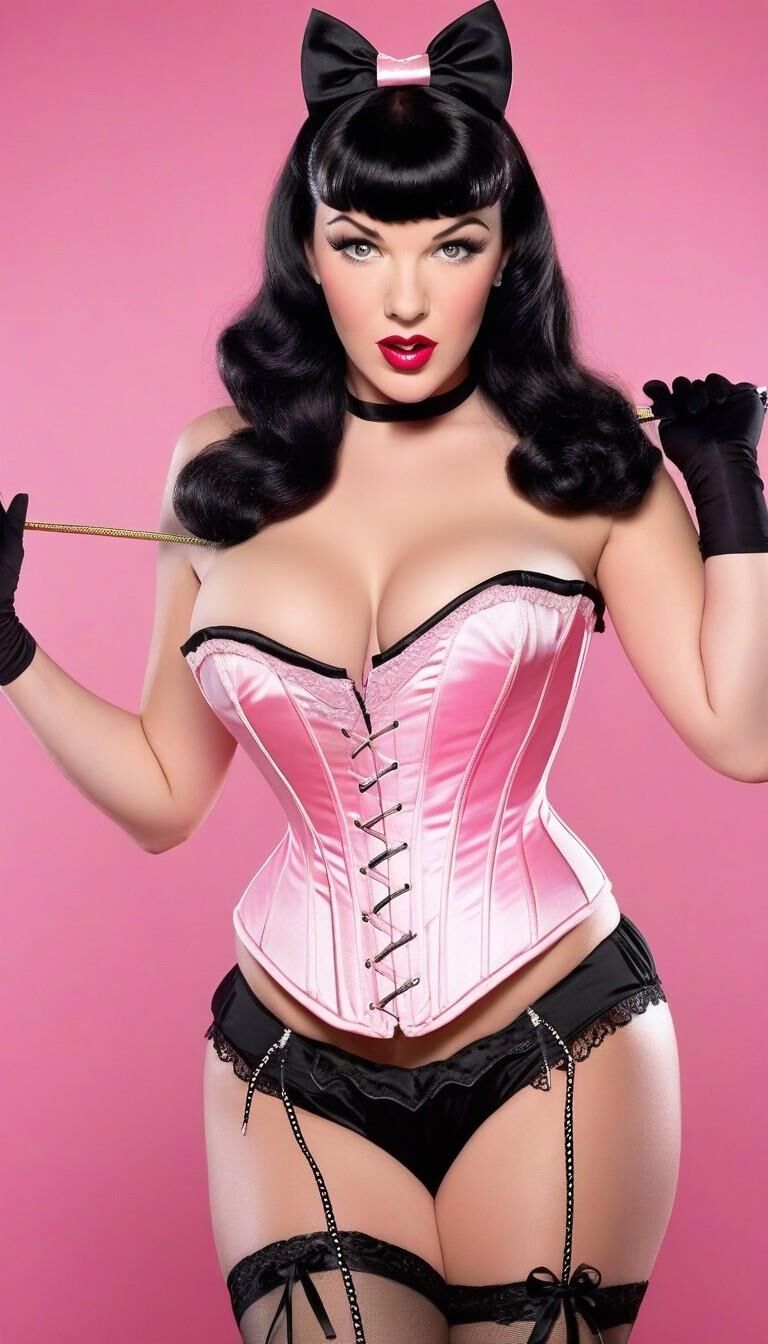 Betty Page in Corsets - AI