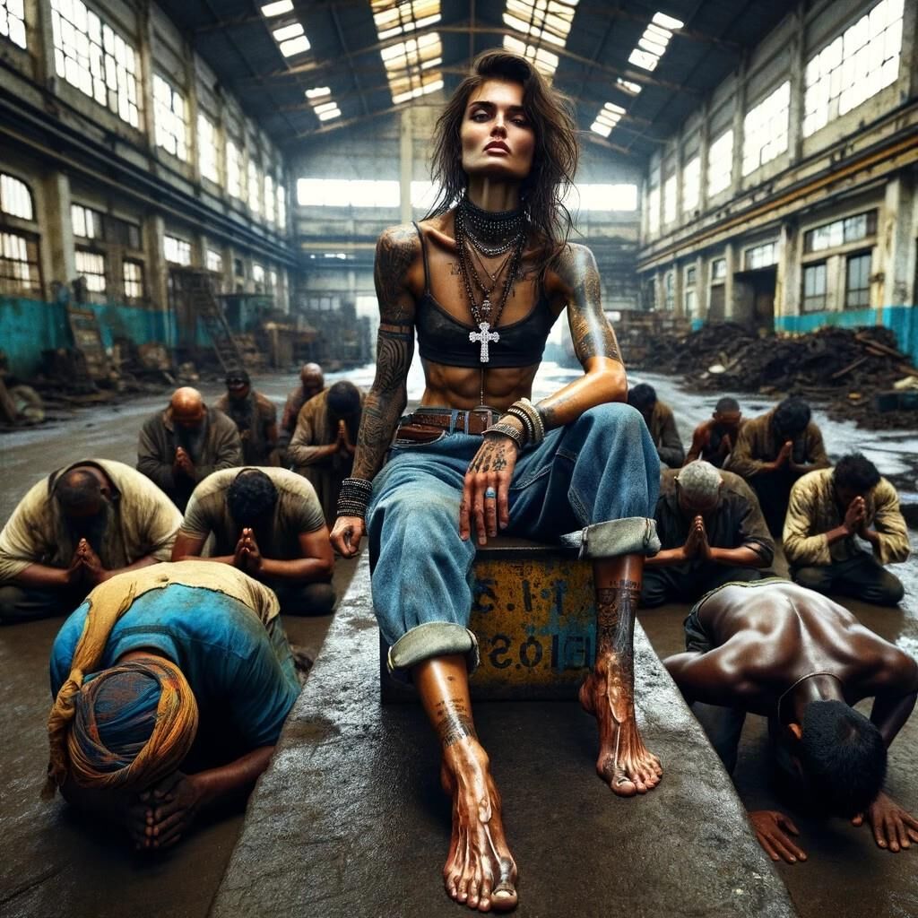 Barefoot Goddess Domina, The Factory Boss