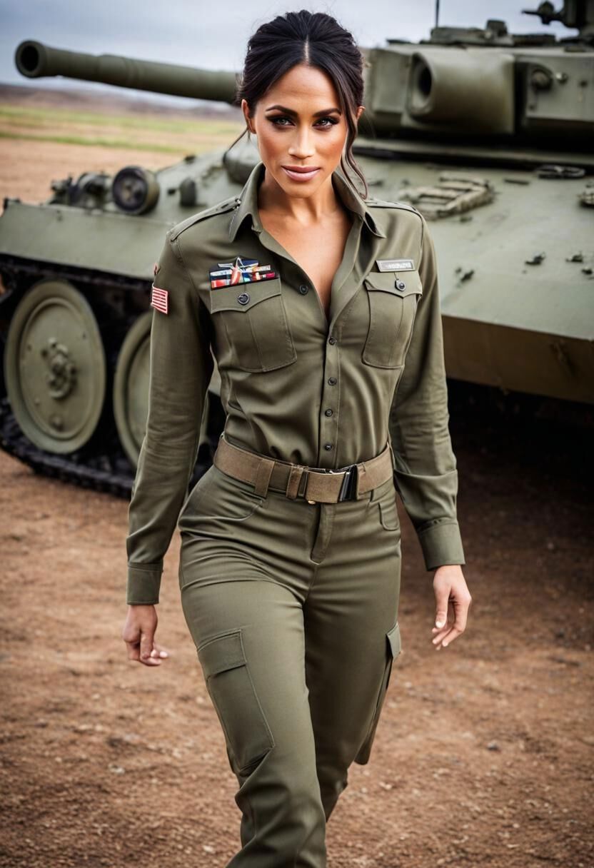 Meghan Markle - Chica sexy del ejército