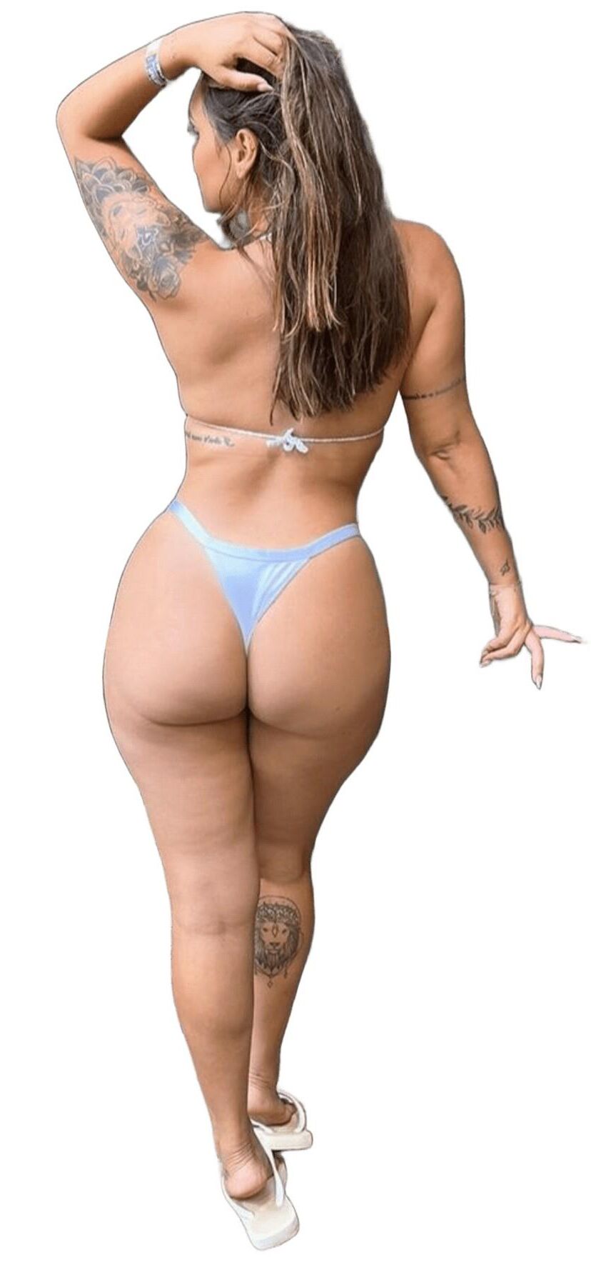 Latina Cute Big Butt Stickers 