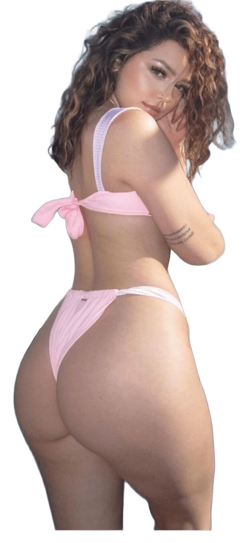 Latina Cute Big Butt Stickers 