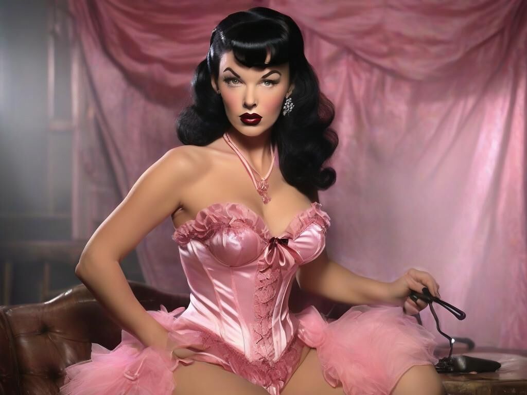 Bettie Page in Corsets 2 - AI