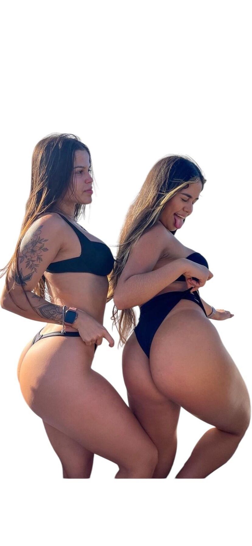 Latina Cute Big Butt Stickers 