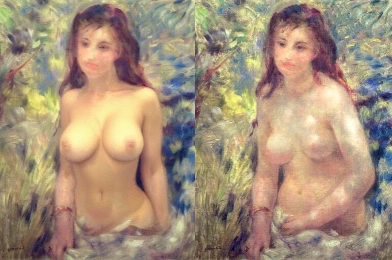 AI remasters classic nude pictures