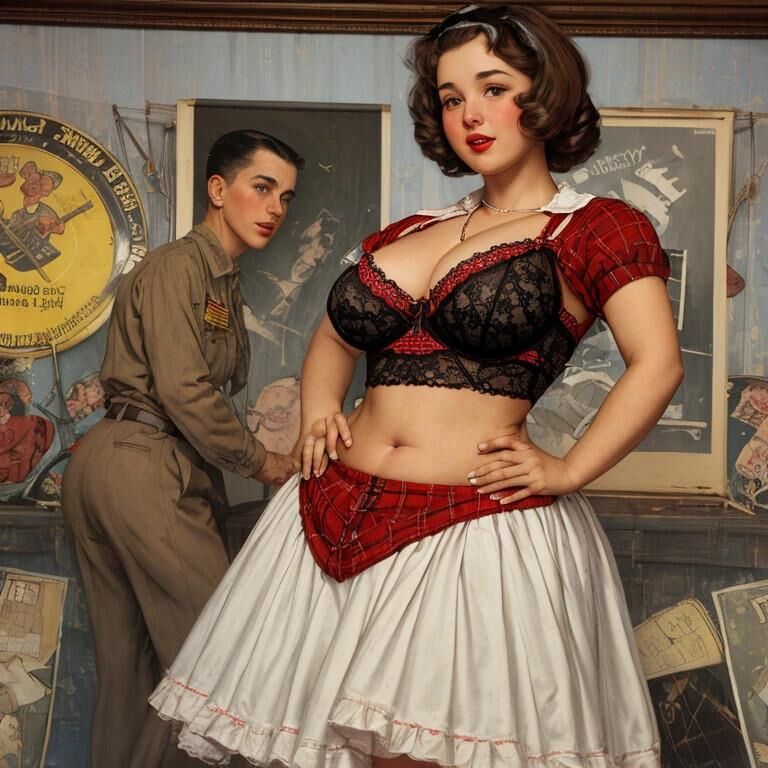 AI - Normal Rockwell's Naughty Paintings