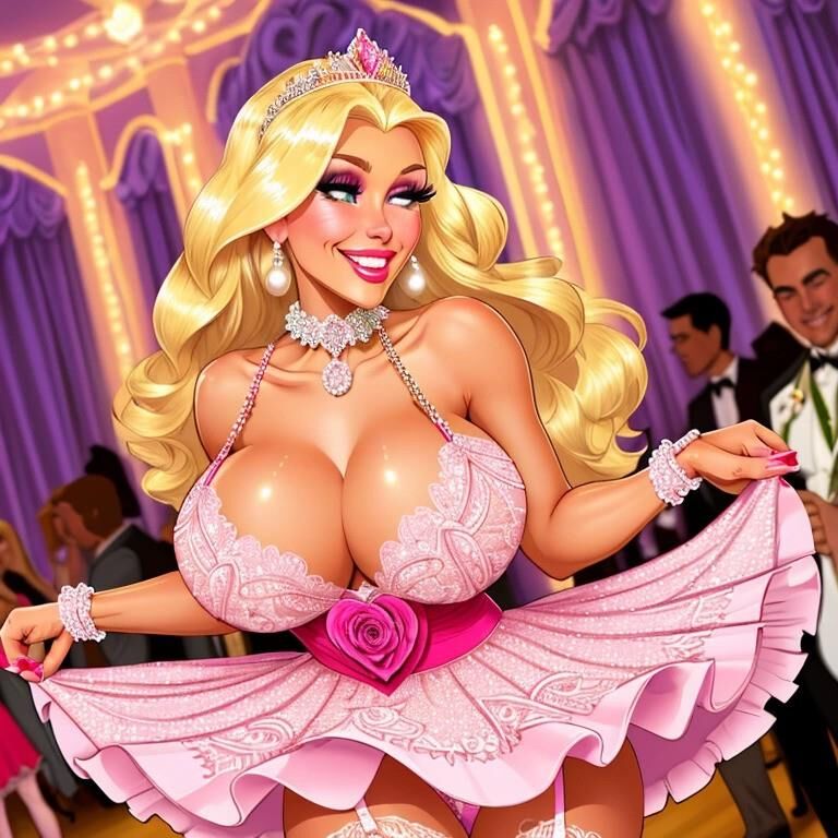 AI generada - Barbie Bimbo Princesa
