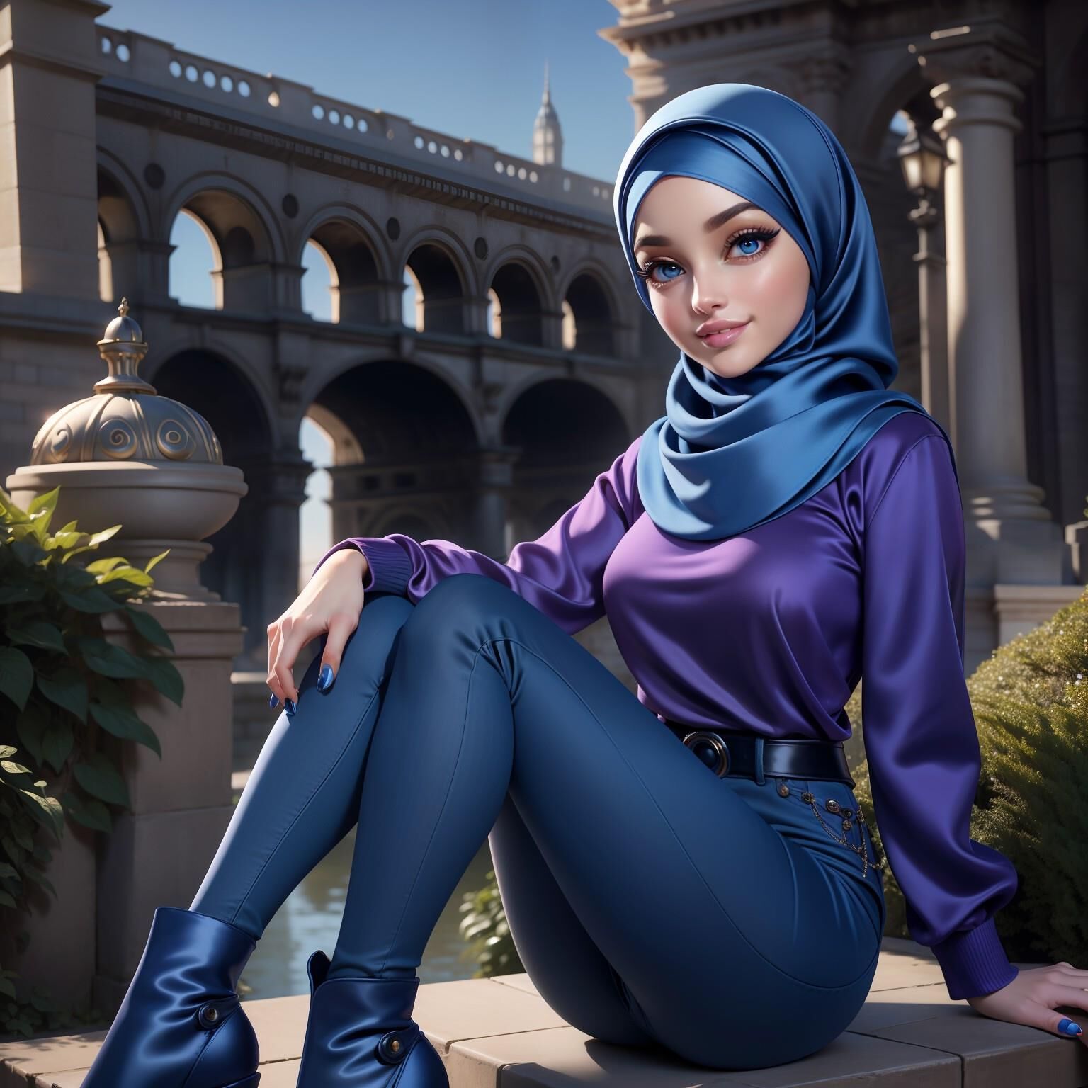 Sexy Hijab KI