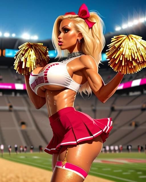 AI Generated - Cheerleader